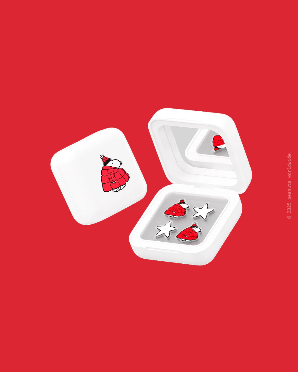 Starface x Peanuts Big Red Snoopy — Parches Hidrocoloides Anti-Acné Edición Limitada Con Estuche Reutilizable (32 Parches)