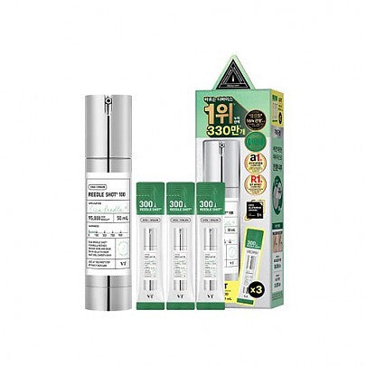 VT Cosmetics Reedle Shot 100 + Reedle Shot 300 (1 ml x3) | Sérum Facial Renovador