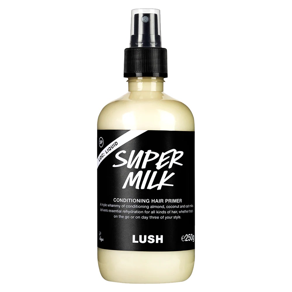 Lush Super Milk – Primer Capilar Acondicionador Hidratante y Desenredante 250 ML